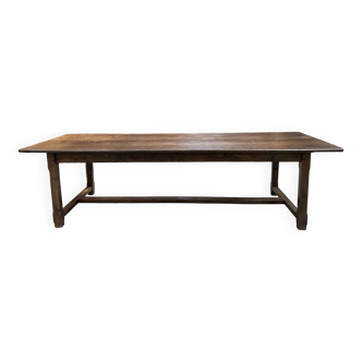 Large old oak farm table