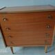 Commode vintage, plaquage chêne