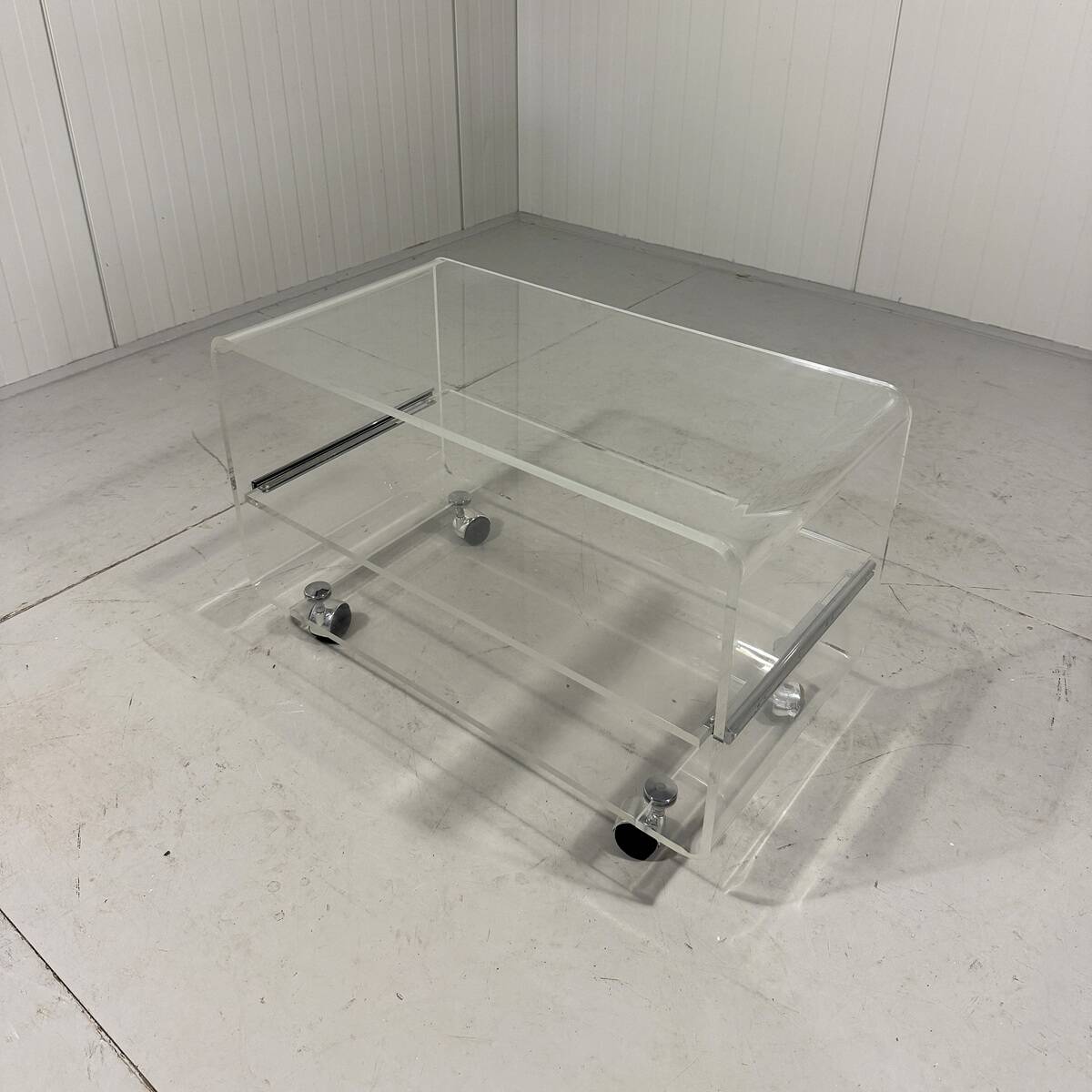 Plexiglass audio rack trolley 1960-70’s