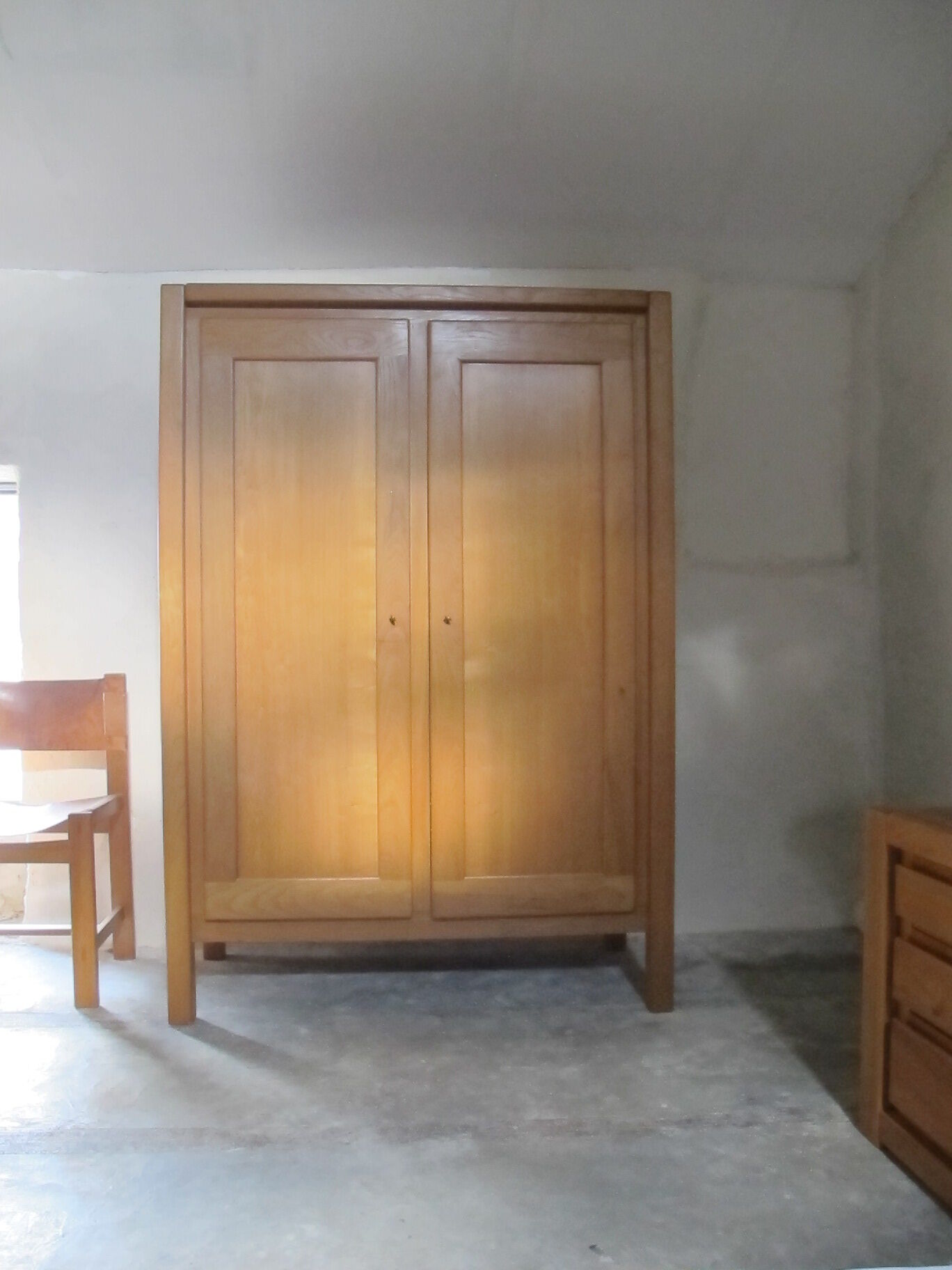 Solid elm cabinet House revival