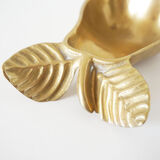 Brass pear trinket bowl