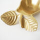 Brass pear trinket bowl