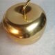 Vintage apple brass box 1960 1970