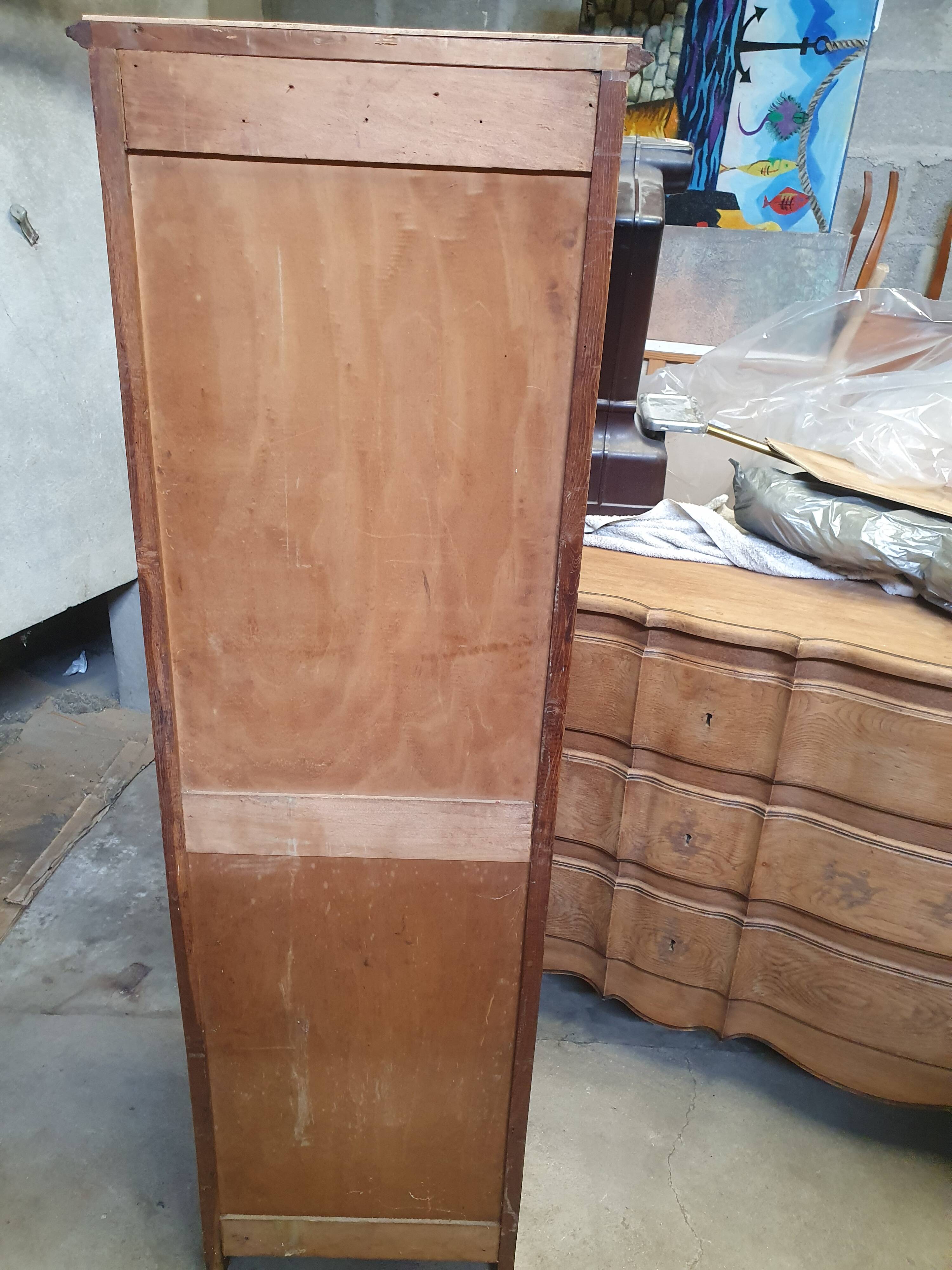 Antique curtain filing cabinet from the 50s