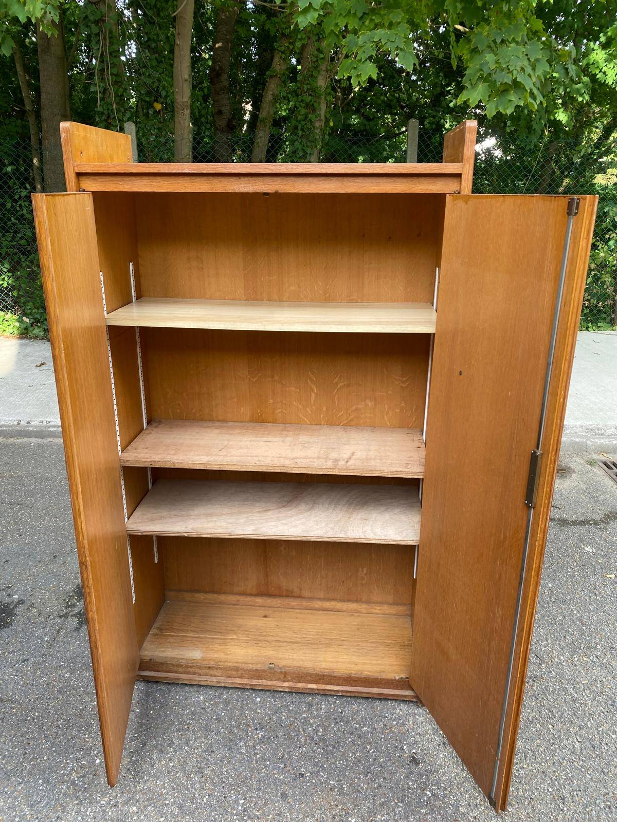 Scandinavian wooden wardrobe from the 50s