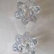Pair of candlesticks in crystal from Vannes-le-Châtel