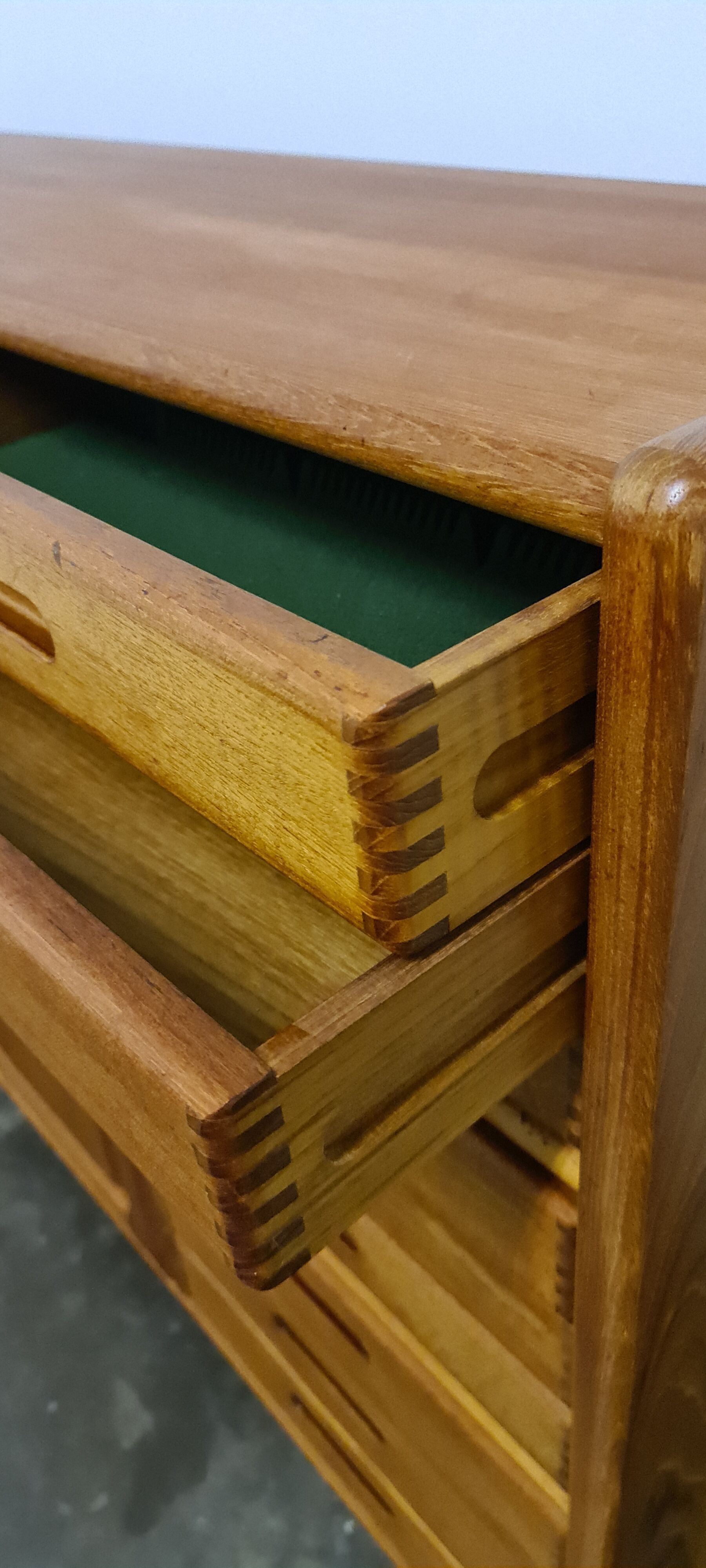 Vintage teak side or highboard