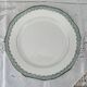 Round earthenware dish, Longwy France, Trianon model