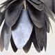 Brutalist suspension Jansen metal welded flower