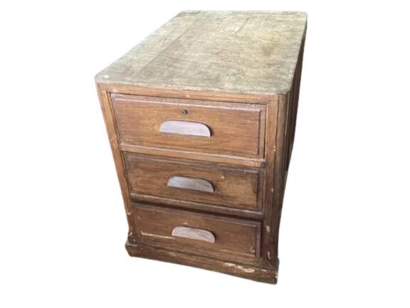 Old Trade Cabinet Document Storage 3 Drawers