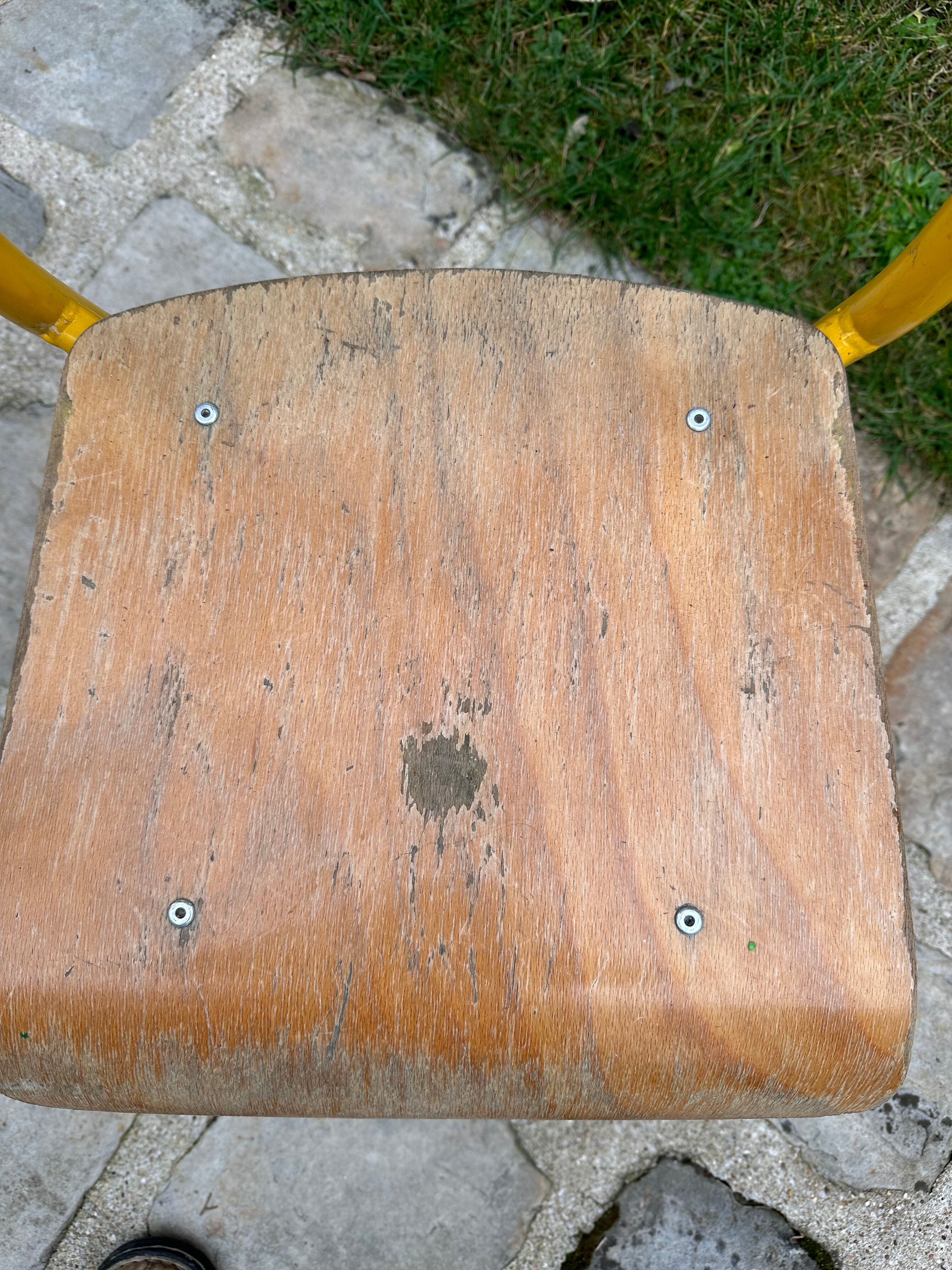 Pair of school chairs