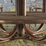 8 chaises et table en bois cintré, Empire Austro-Hongrois années 1900-1930