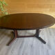 Table ovale extensible Baumann, deux rallonges