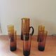 Vintage glasses and pitcher service