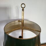 Antique Empire Style Bouillotte Lamp in brass and tin