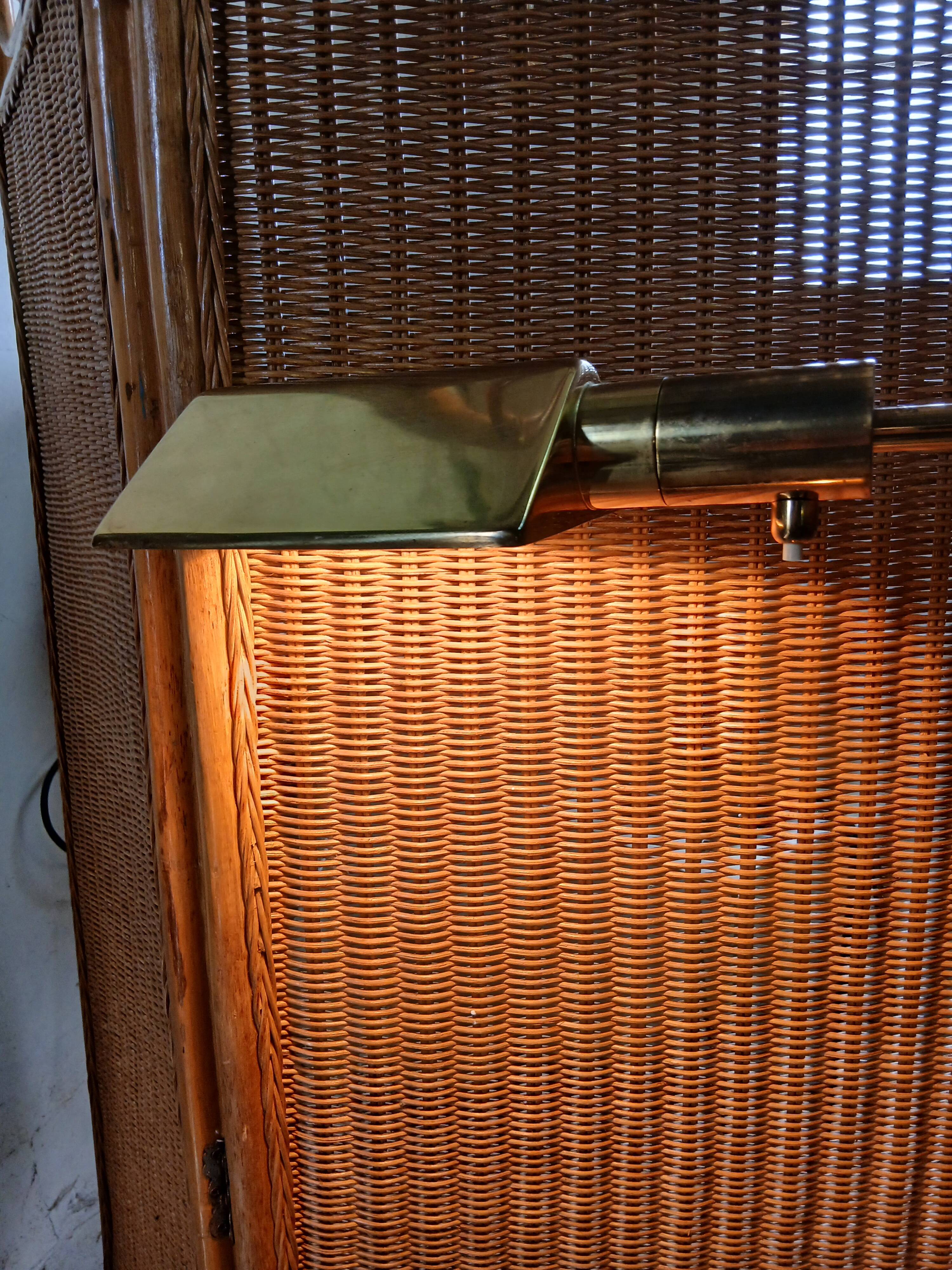 Lampadaire doré