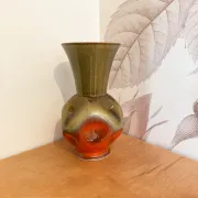 Vase vintage en céramique émaillée