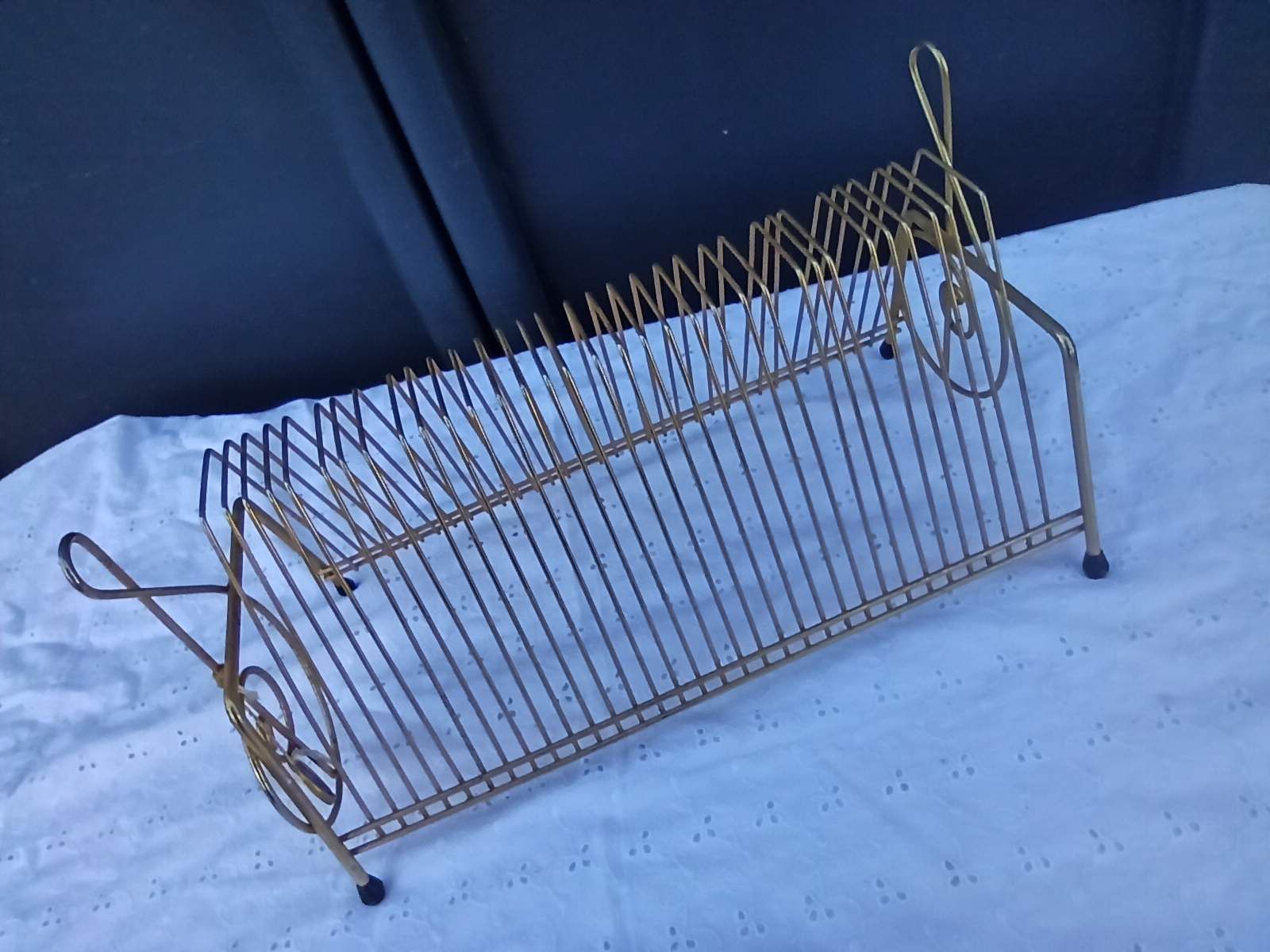 Range vinyl holders gilded with fine gold Erdécor production Escaut made in France
