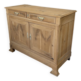 Buffet 2 porte bois massif aérogommé