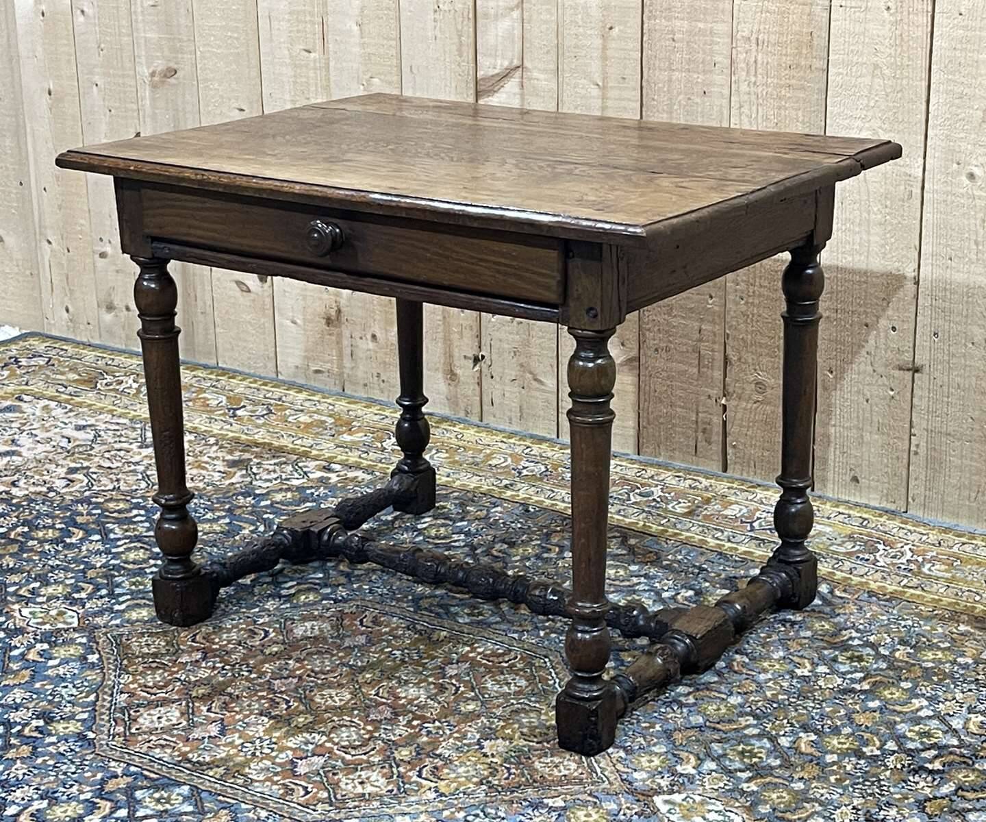 19th century oak side table
