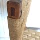 Chair made of wood and rope