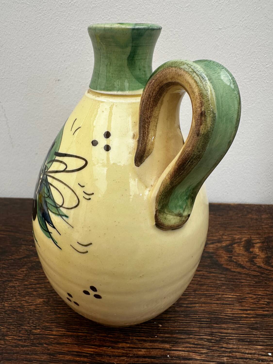 Pichet Pottery Grain De Sel - Pottery from Provence, France - Olive Decor