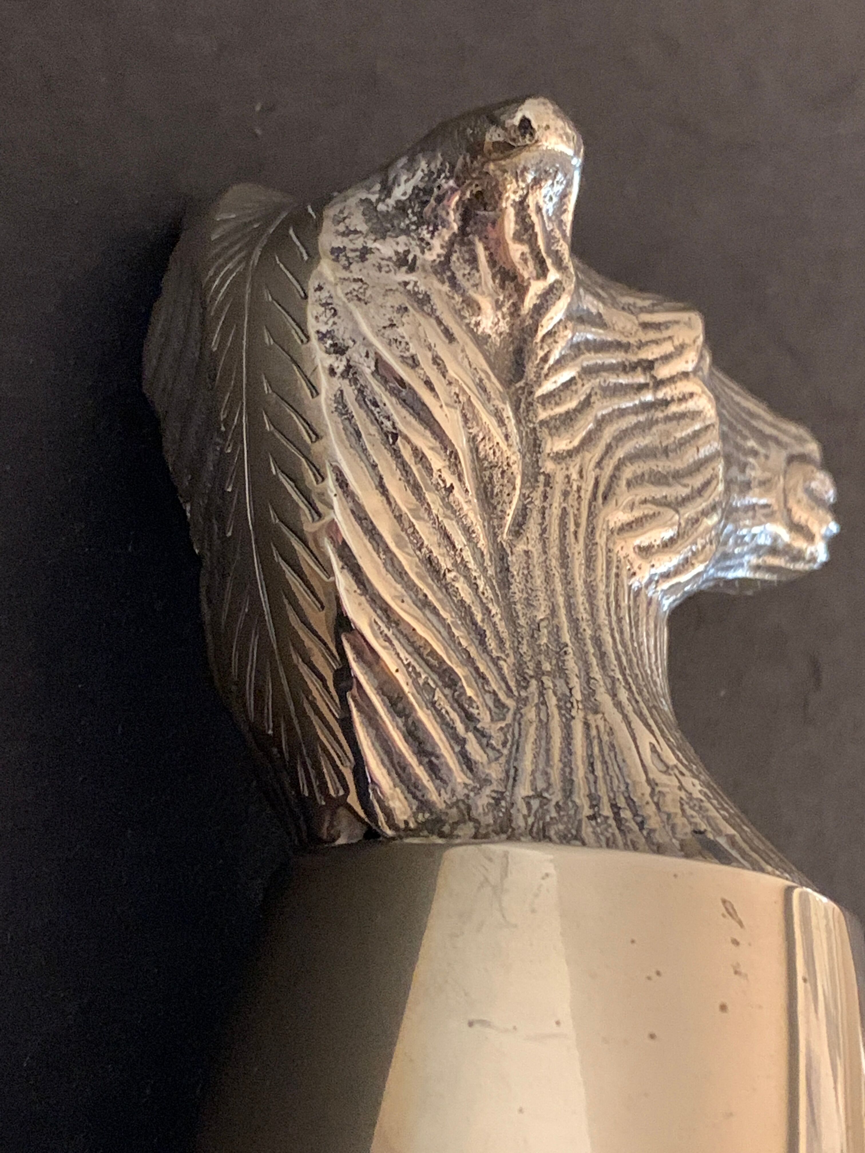Glass or stirrup cup Gucci horse metal silver