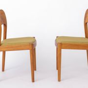 2 Niels Koefoed “Ole” Dining Chairs, Danish Mid Century Teak Chairs 1970s