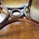 Oval centre table in solid mahogany from the Directoire, Empire period.