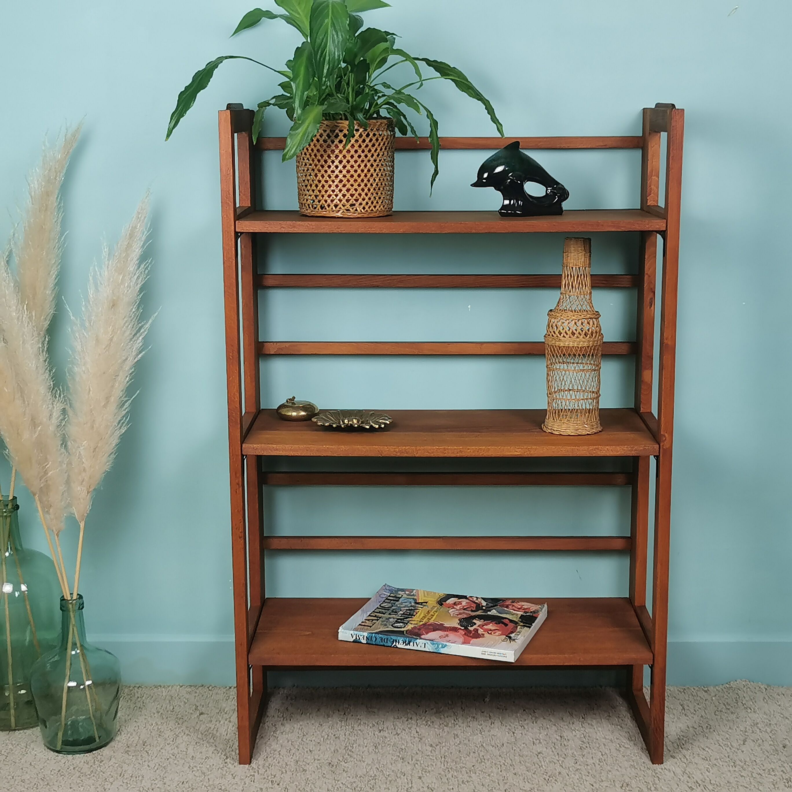 Folding bookcase shelf 50