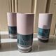 Set of 5 Ceramic Glasses Yvon Roy Dlg Capron Picault
