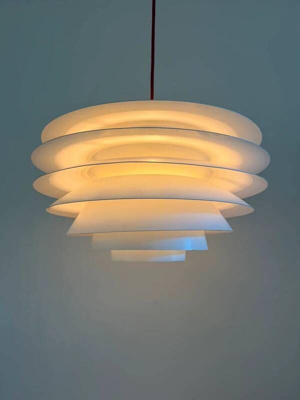 Vintage LYFA Verona - Sven Middelboe - 7 shades version - Danish design lamp