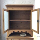 Buffet two bodies in raw pine