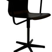 Vintage Galvanitas Pagholz school chair work with armrests dutch design