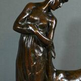 Bronze “Woman with Fawn”, Atelier Primavera – 1930