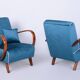Art Deco Armchairs attributed to J. Halabala for Up Závody, Czech, 1940s, Set of 2