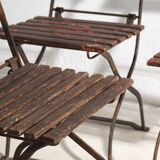 Anciennes chaises d’extérieur (c.1920). Ensemble de 3 pièces #33