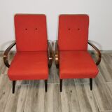 Fauteuils vintage par Jaroslav Smidek