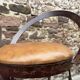 Set of 4 bar stools restaurant pub tavern metal 1970s