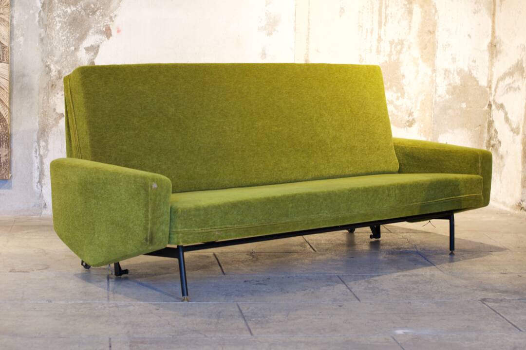 Sofa living room set - 2 designer armchairs 1960 by Pierre Guariche