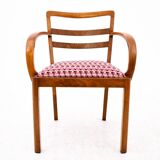 A pair of Art Deco armchairs, Poland, mid-20th century.