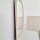 Beige bevelled and moulded mirror