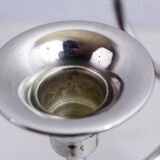 Silver metal candlestick