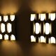 Set Raak Fuga wall lamps design Maija Liisa Komulainen. 1960s