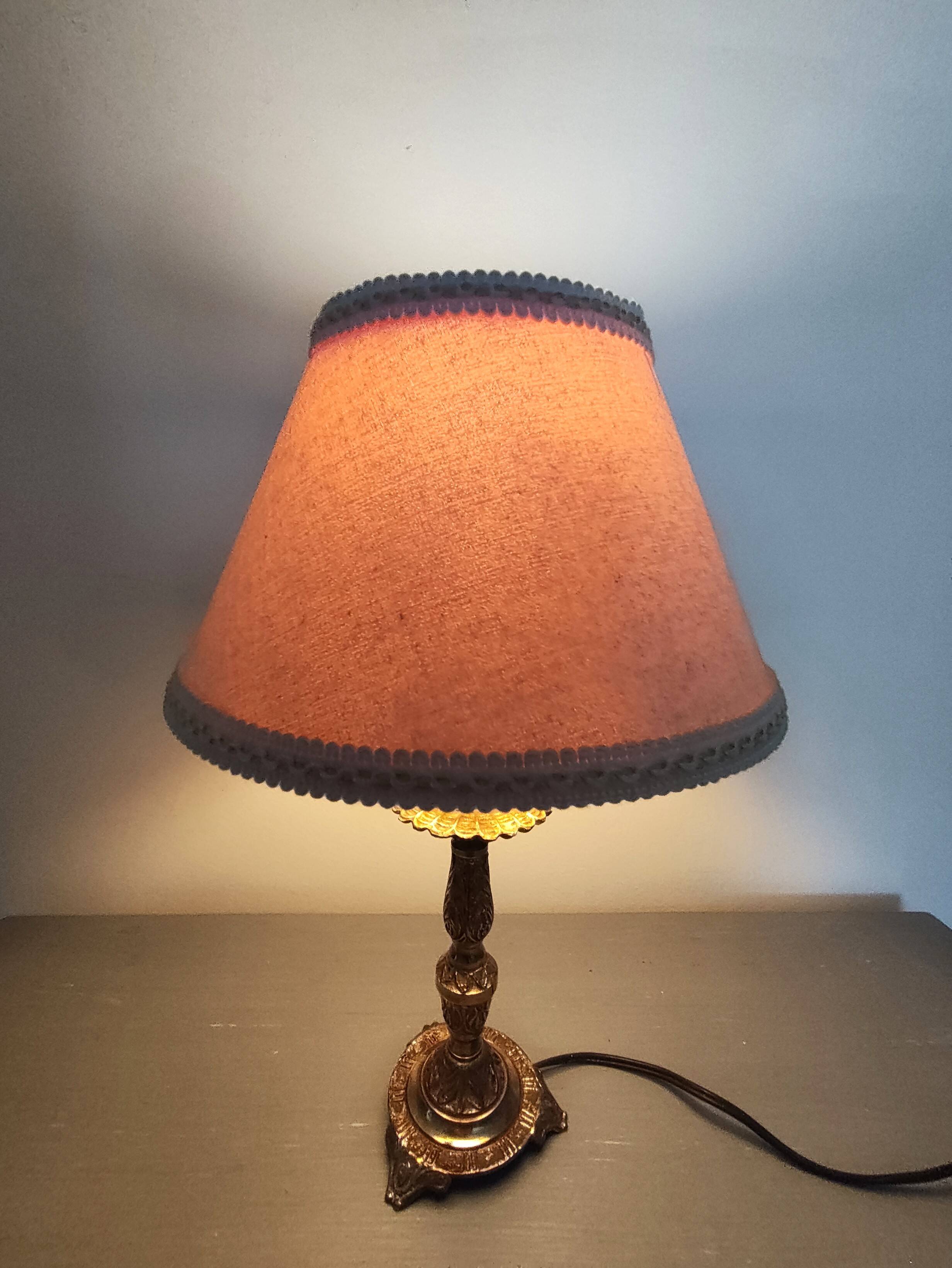 Art Deco lamp with a bronze base