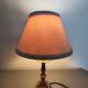 Lampe art déco pied en bronze