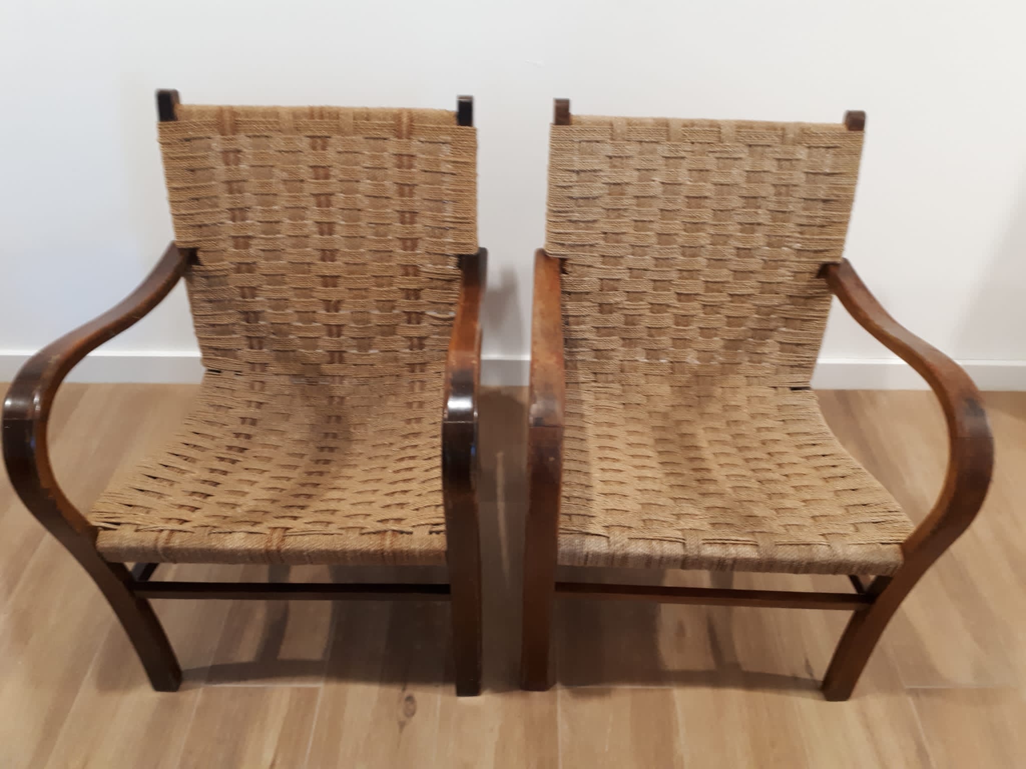 Pair of armchairs, Netherlands, 60s
