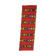 Red wool runner with colorful stripes, handwoven, Romania 225x80cm