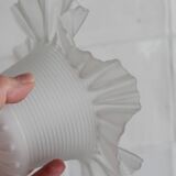 Glass lampshade, tulip; vintage light fixture