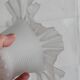 Glass lampshade, tulip; vintage light fixture